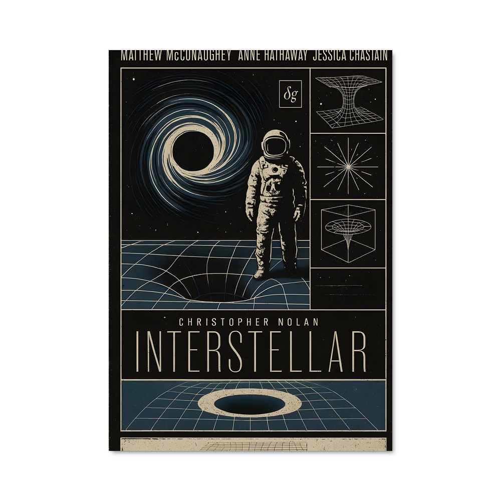 Poster Magnifique Vintage space posters